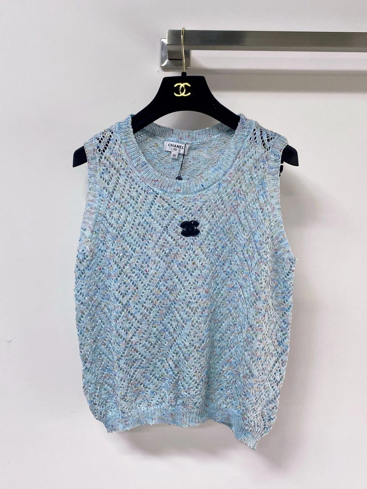 Chanel 2026 Knit Vest Vibrant Wool Laine 463540