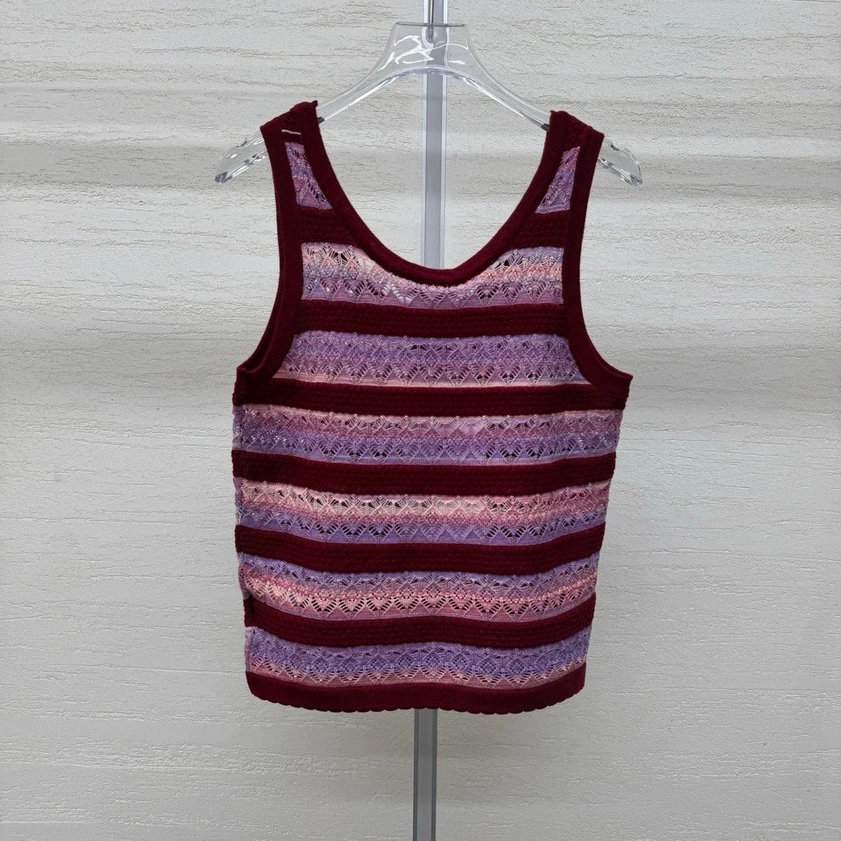 Chanel 2026 Crew Neck Vest Wool Acrylic 356917