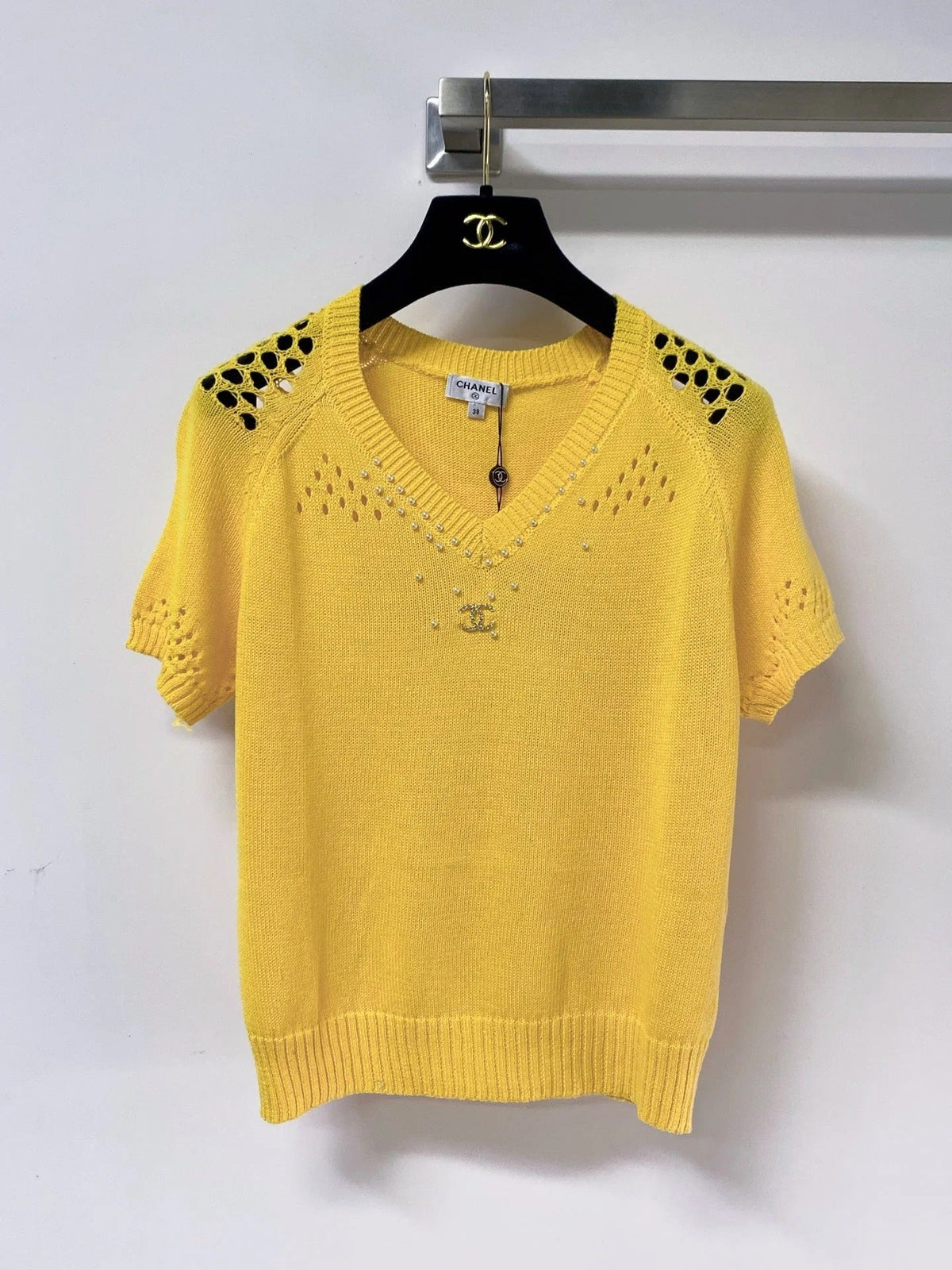 Chanel 2026 Short-Sleeve Shirt Nitrile Cotton 471933