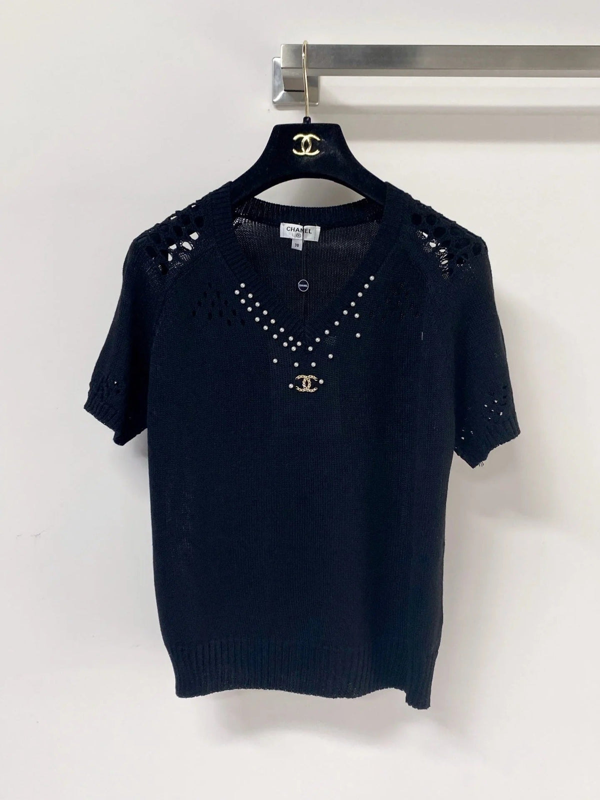 Chanel 2026 Short-Sleeve Shirt Nitrile Cotton 471933