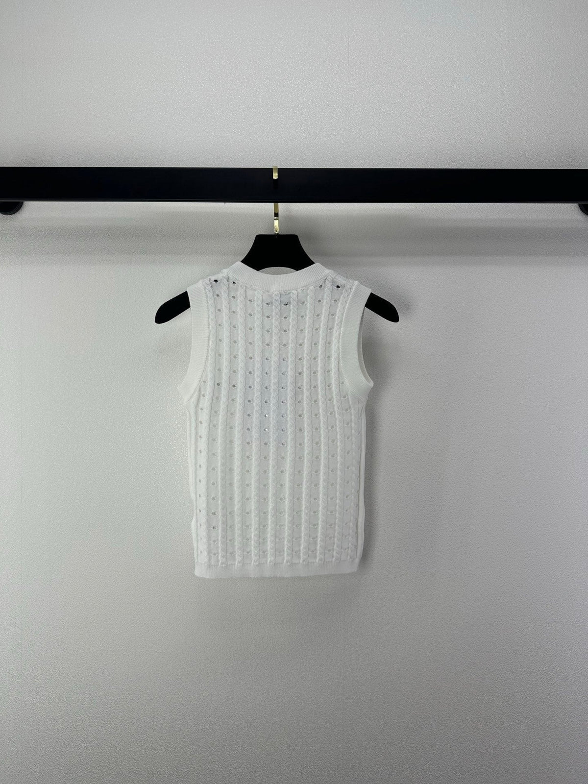 Chanel 2026 Cardigan Vest Wool Cashmere 395563