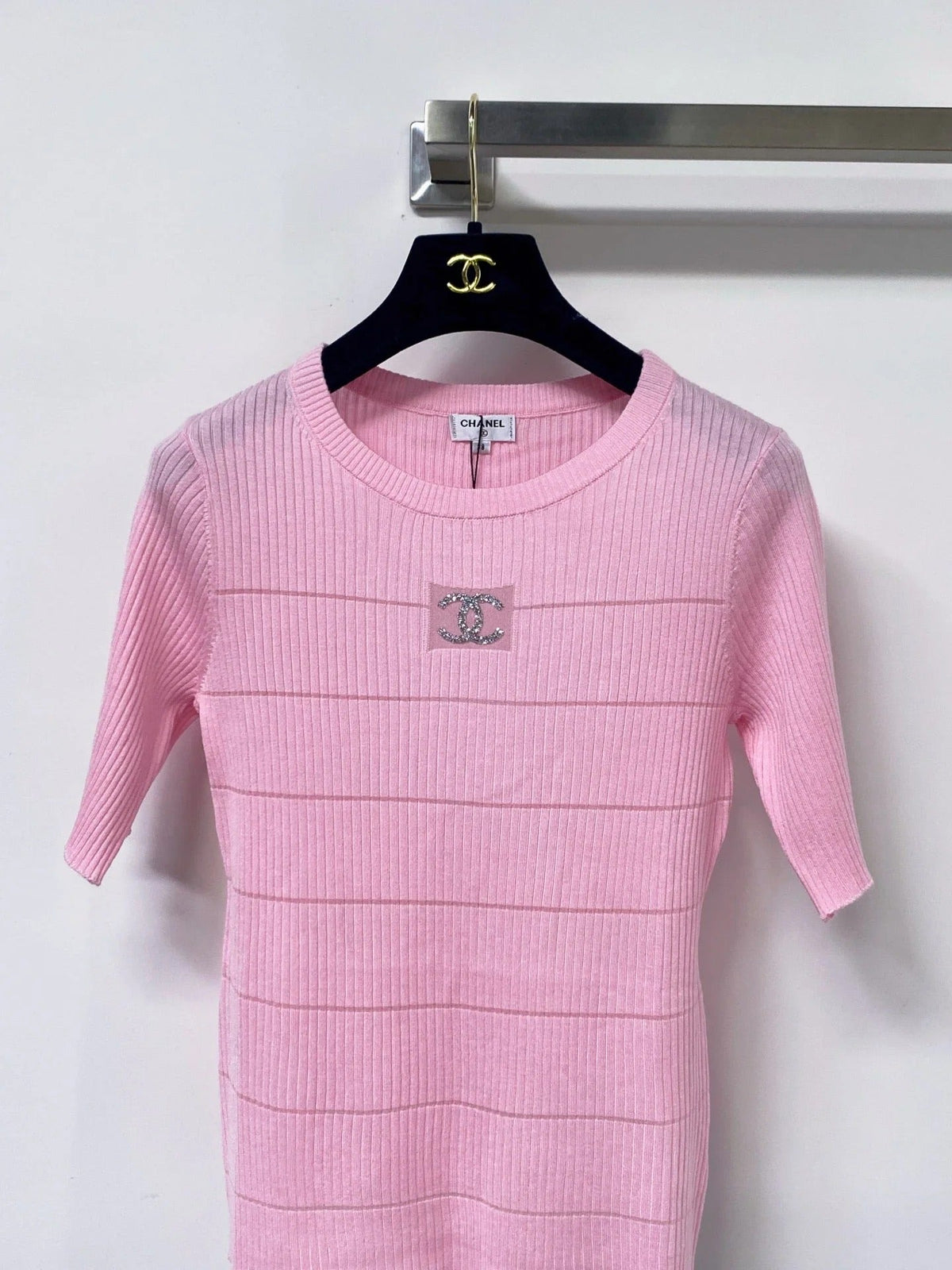 Chanel 2026 Short-Sleeve Shirt Laine Wool 479880