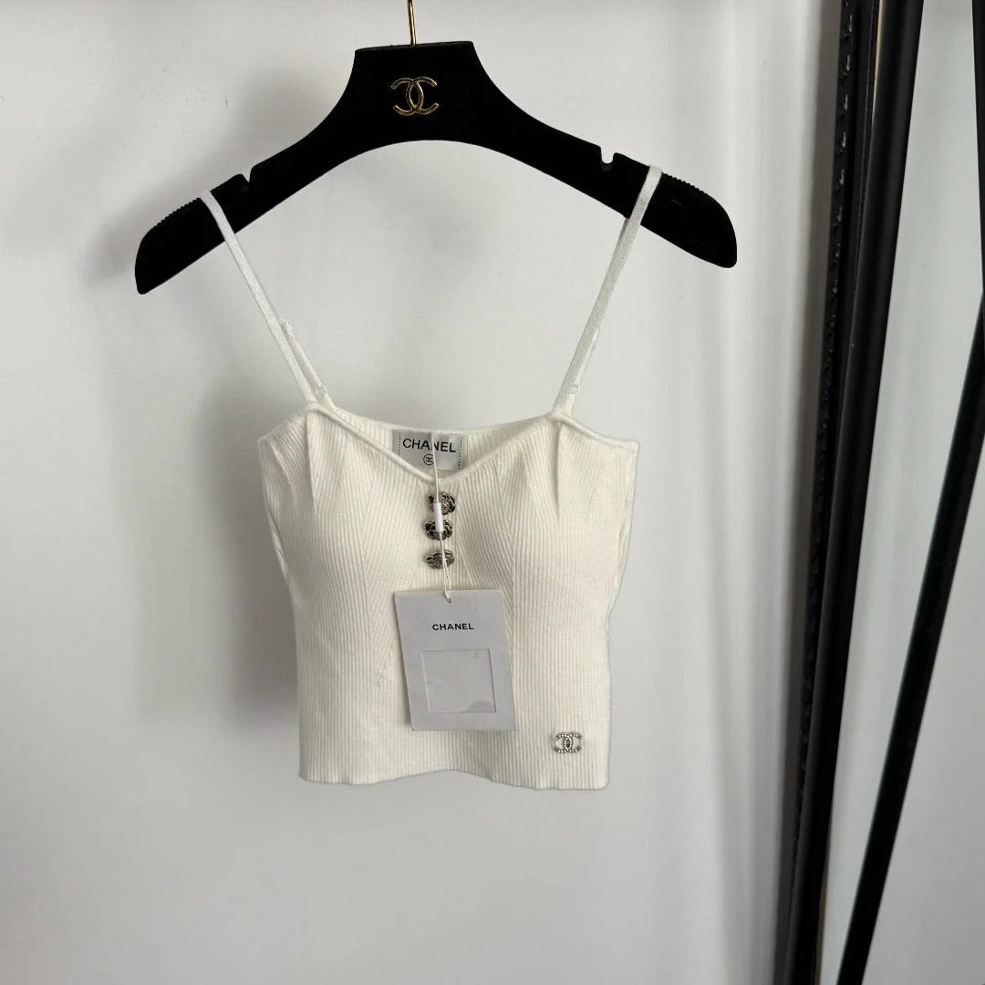 CHANEL 25S SPAGHETTI STRAP TOP 559