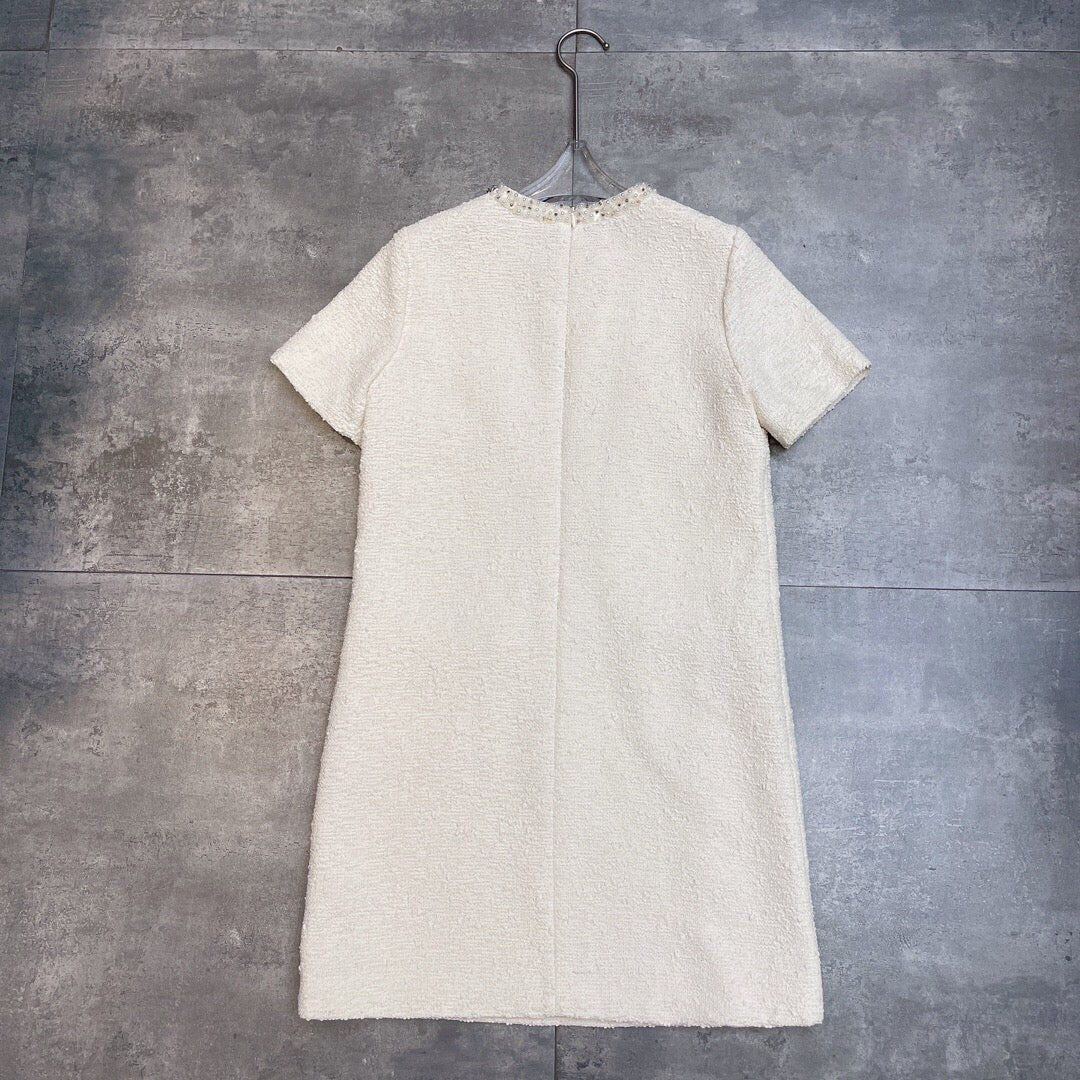 CHANEL 25S EMBELLISHED SHIFT DRESS 396