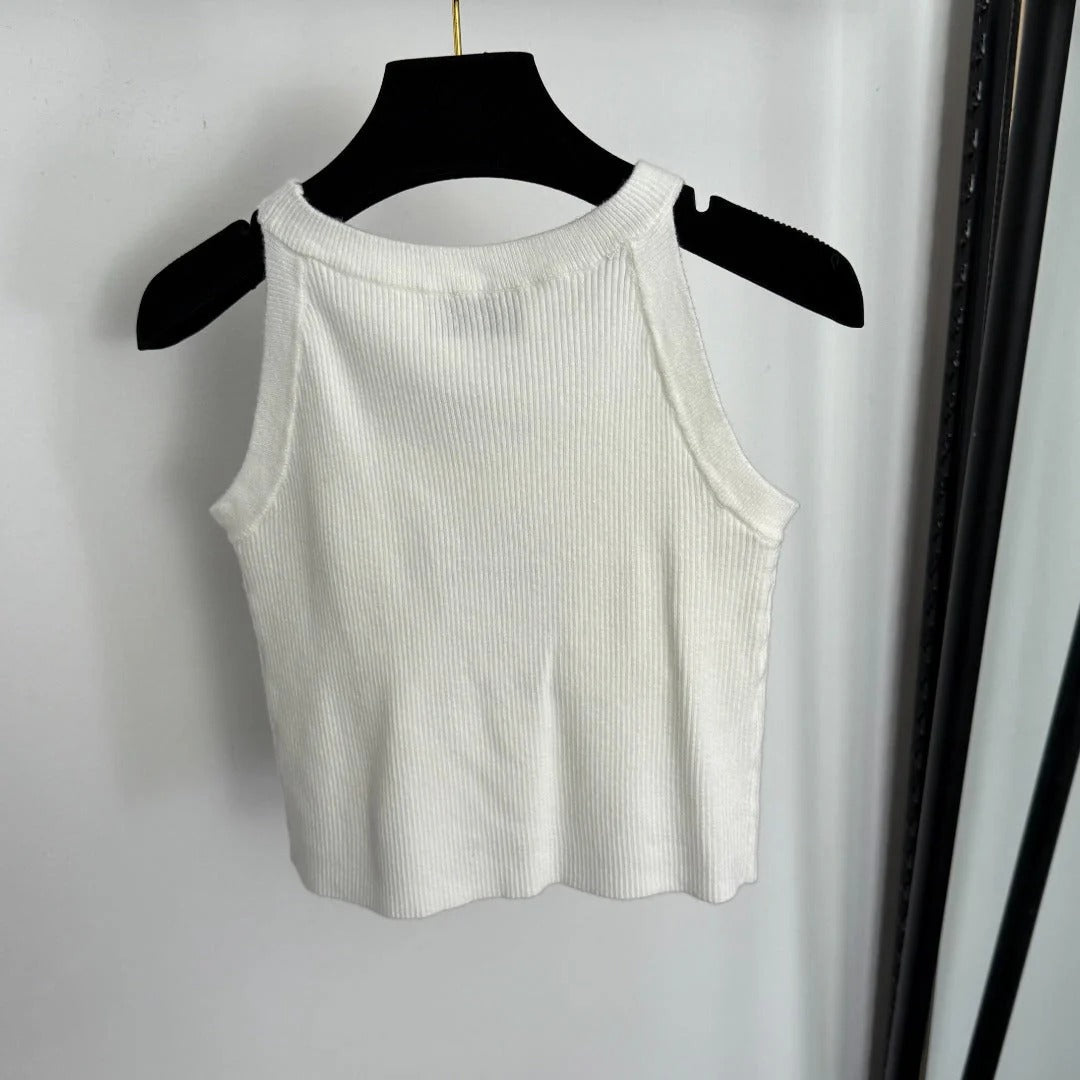 CHANEL 25S HALTER NECK TOP 556