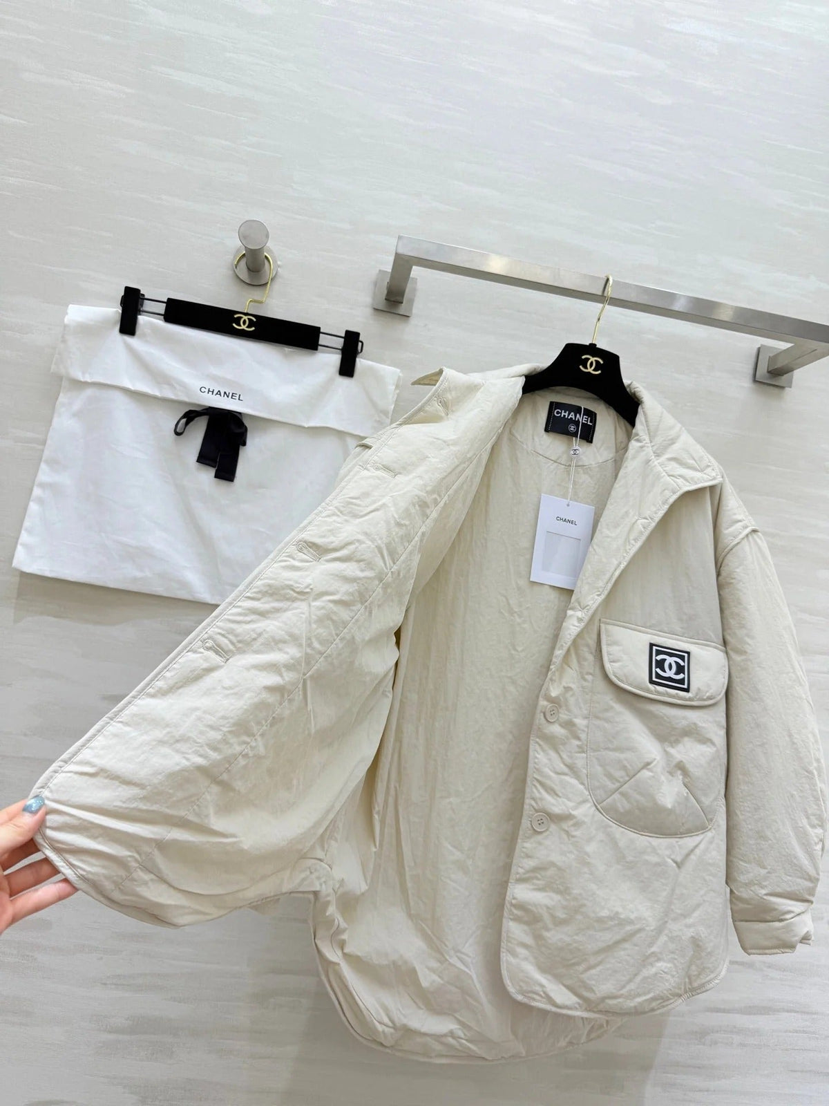 CHANEL 25S STAND-COLLAR JACKET 261