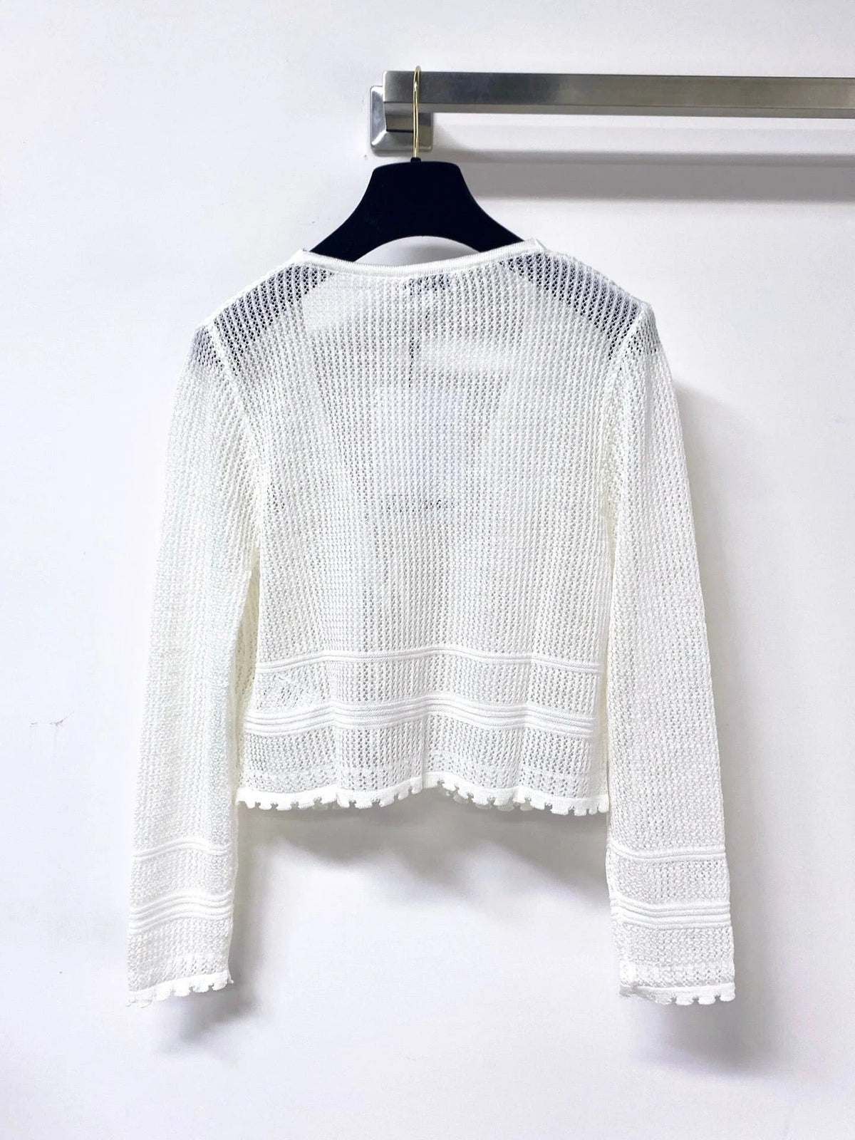 Chanel 2026 Short Knitted Cardigan Cotton 419392