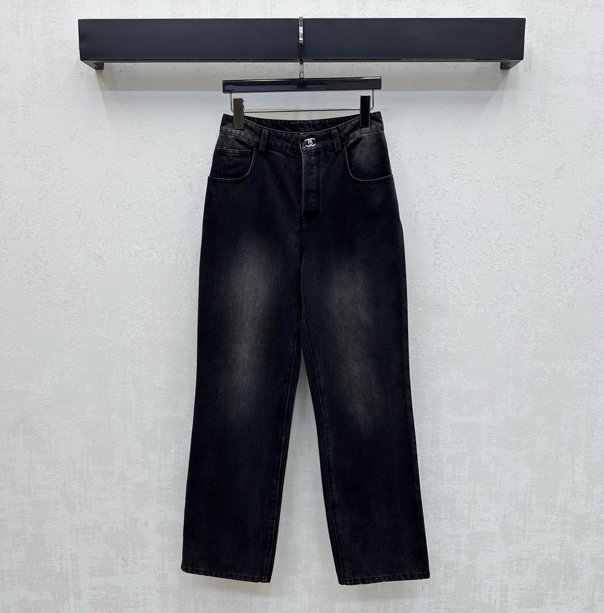 Chanel 2026 Jeans With Silver Buckle 359365