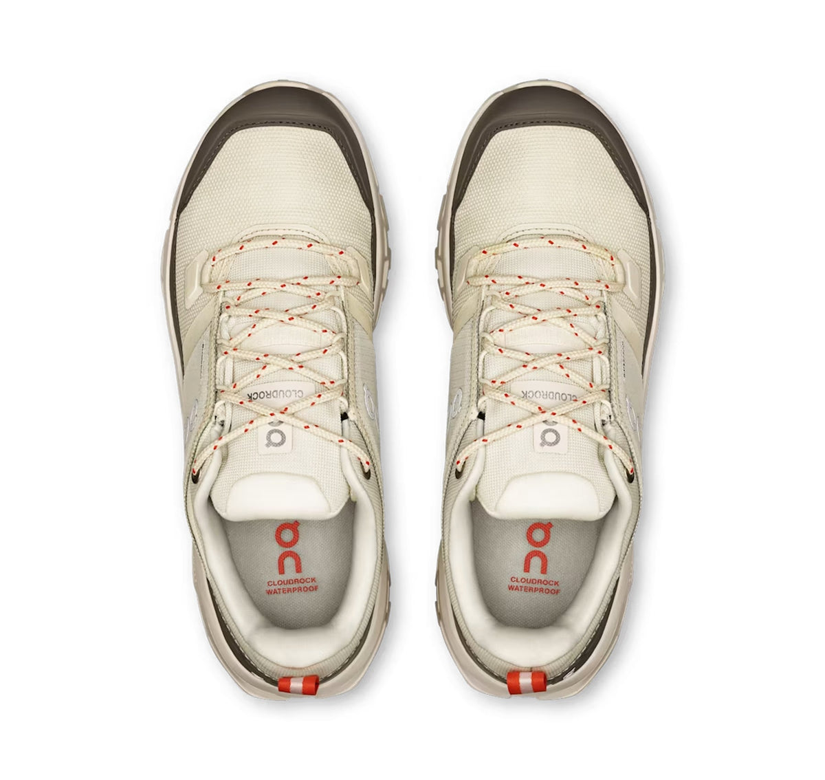 ON Men's Cloudrock Low Waterproof Ivory