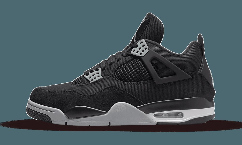 Jordan 4 Retro Black Canvas Sneakers - OG Colorway | Collector's Pick