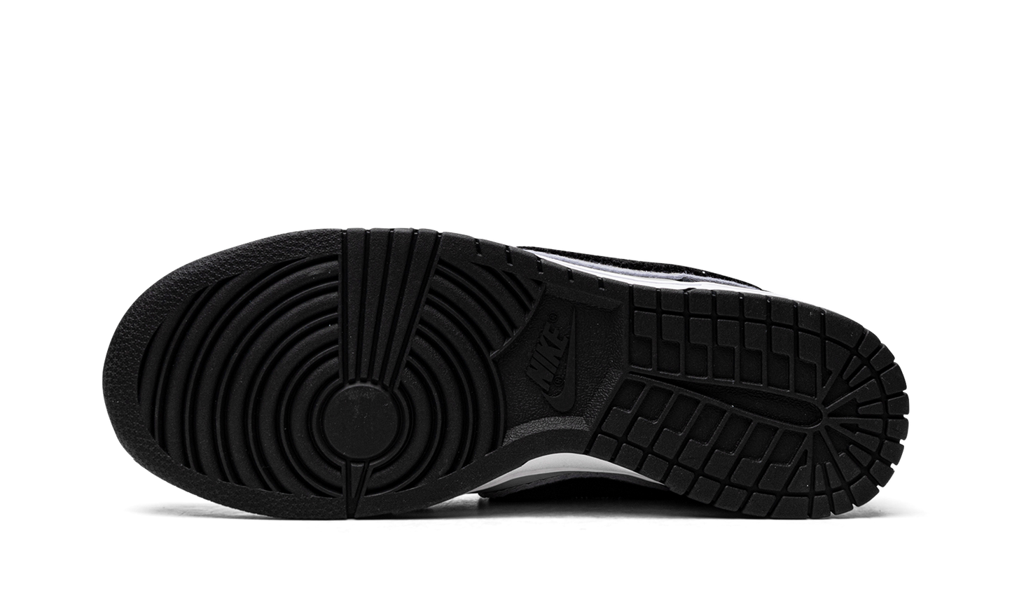 Dunk Low "Chenille Swoosh Black Grey" DQ7683 001