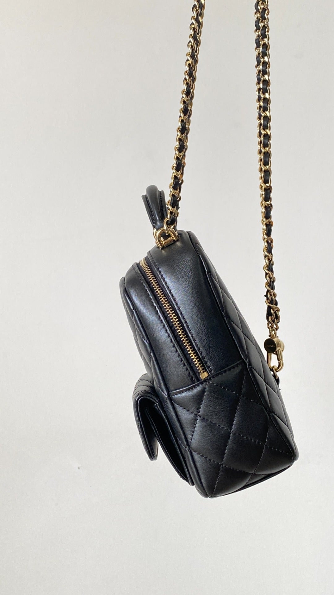 CC 26s Backpack Mini Black Lambskin
