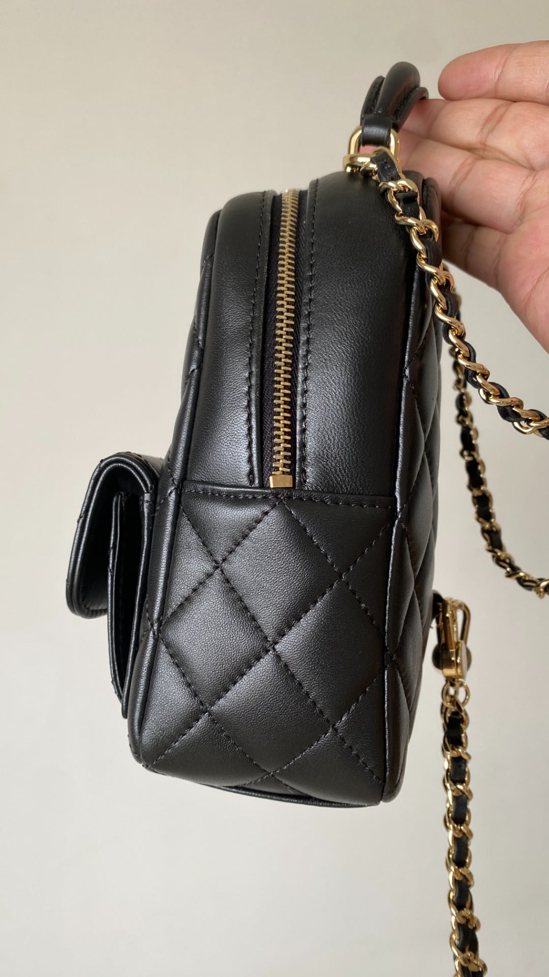 CC 26s Backpack Mini Black Lambskin