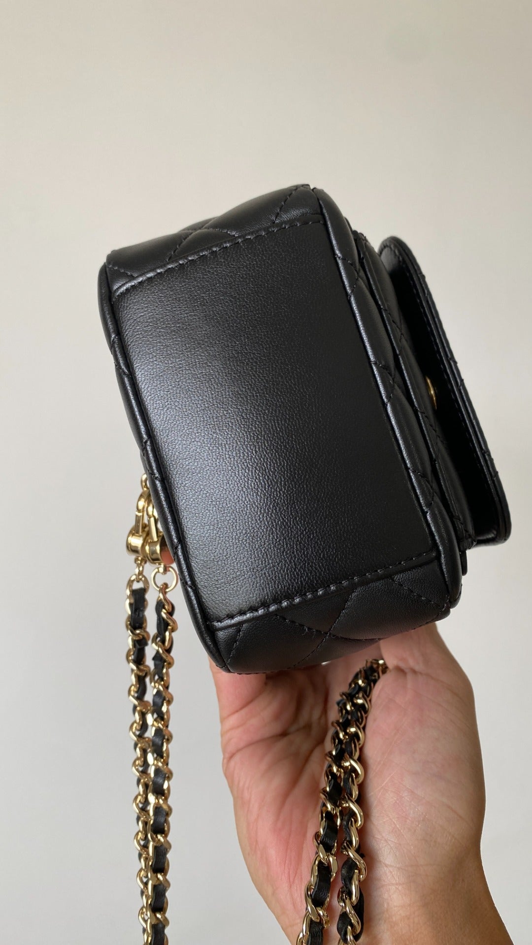 CC 26s Backpack Mini Black Lambskin