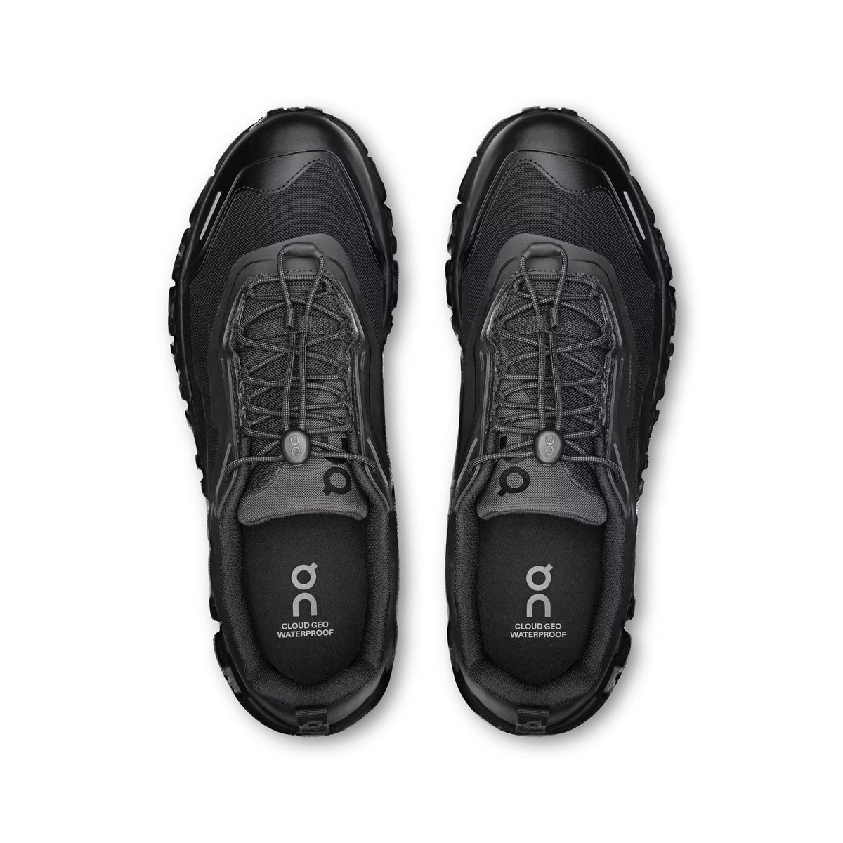 ON Men's Cloud 6 Geo Waterproof Black/Black